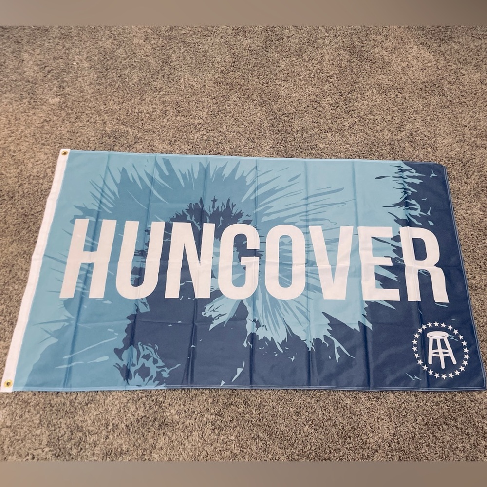 Barstool Sports hungover flag/tapestry